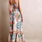 Anthropologie Tied Acionna Silk Maxi Dress by Collette Dinnigan $198 Sz XS -NWOT