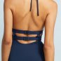 Anthropologie Seafolly Side Cutout One-Piece Swimsuit Blue $152 - NWT