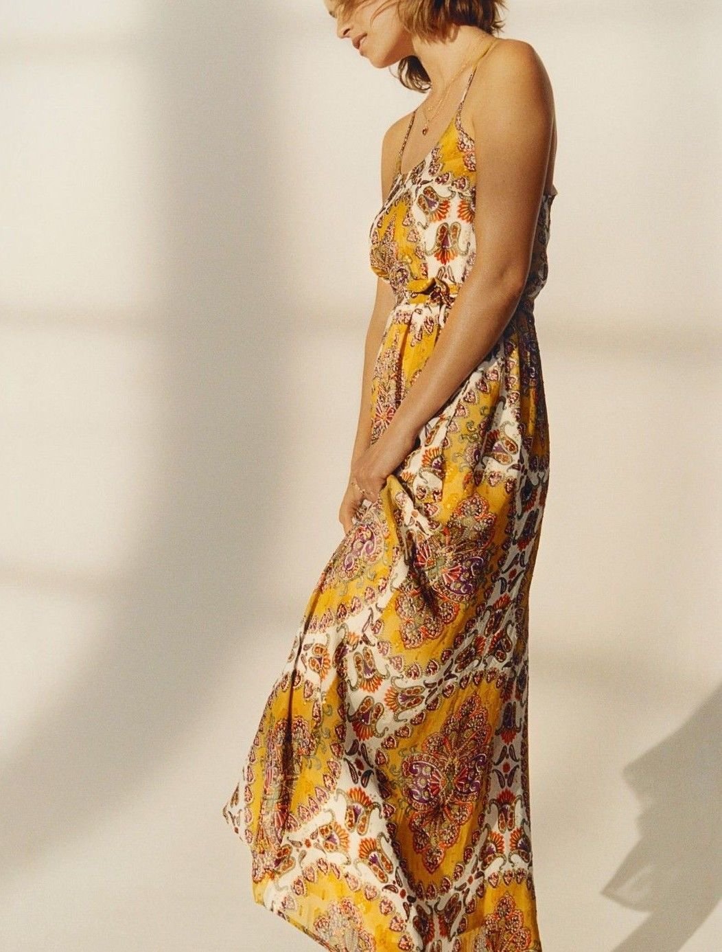 Anthropologie Medallion Maxi Dress by Akemi+Kin $178 Sz M - NWT