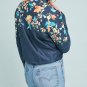 Anthropologie Floral Moto Jacket by Monarc Sz L $198 - NWT