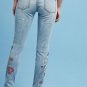 Anthropologie Pilcro Mid-Rise Slim Boyfriend Jeans Embroidered $158 - NWT