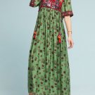 Anthropologie Basil Embroidered Dress by Verb by Pallavi Singhee Sz S - NWOT
