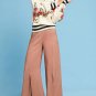 Anthropologie Gardenstripe Embroidered Pullover by Harlyn Sz M - NWOT