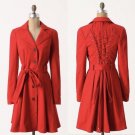 Anthropologie Pansy Corset Trench by Elevenses $298 Sz 4 - NWOT