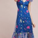 Anthropologie Embroidered Topaz Dress by Plenty by Tracy Reese $198 - NWT