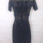Anthropologie Carissima Sheath by Byron Lars Sz 0 - NWOT Navy