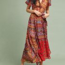 Anthropologie Murol Wrapped Maxi Dress by Akemi+Kin $168 Sz 10 - NWT