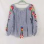 Anthropologie Embroidered Soleil Top by Floreat - NWOT