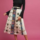 Anthropologie Ursa Embroidered Skirt by As Know As Sz $178 M/L - NWT