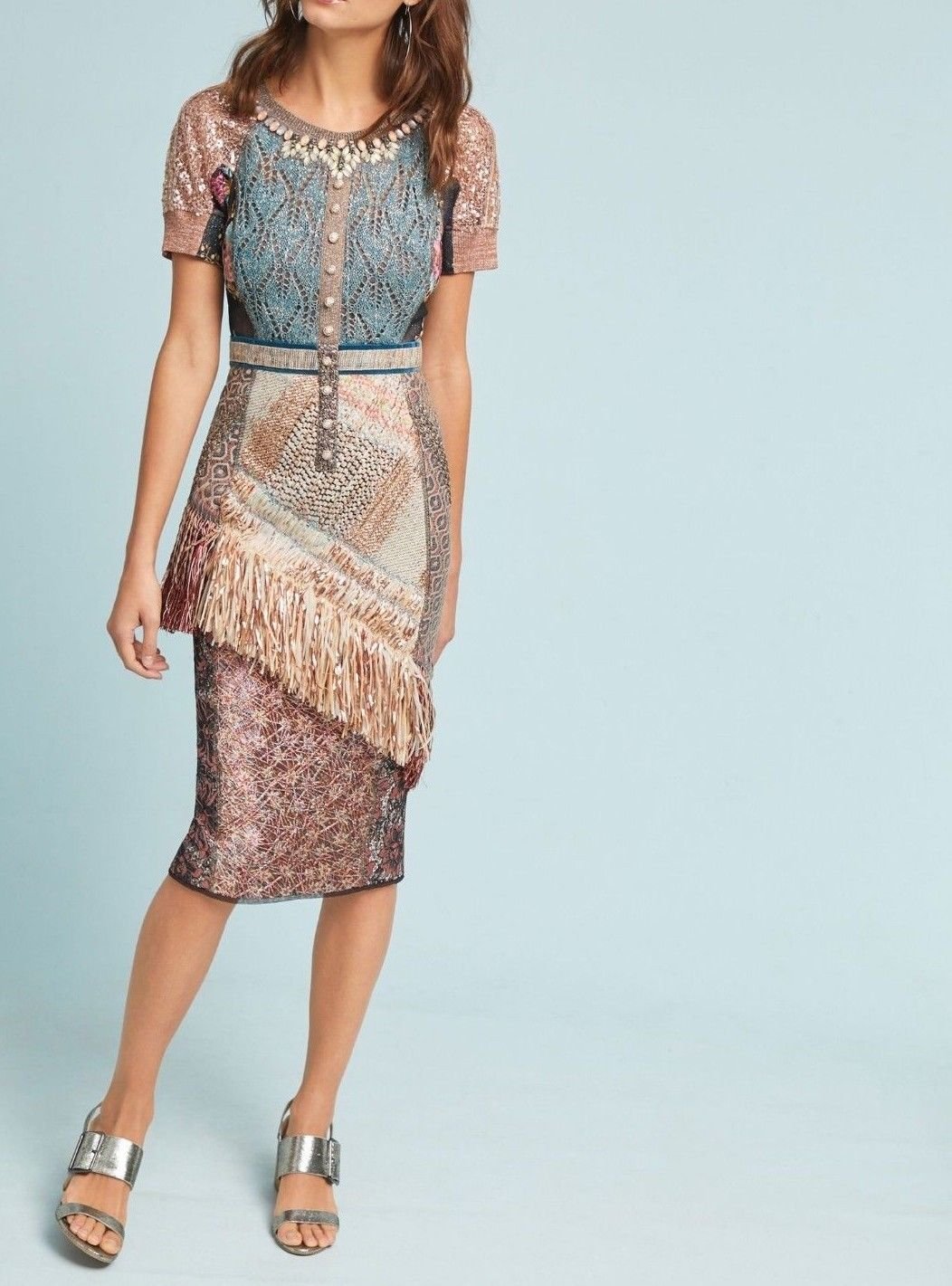 Anthropologie Beachcomber Column Dress by Byron Lars $858 - NWT