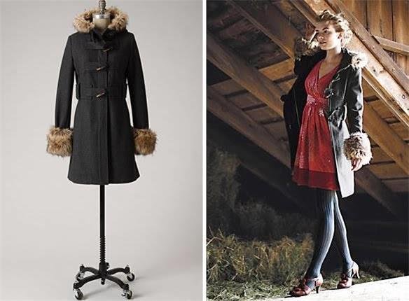 Anthropologie Deep Woods Toggle Coat By Elevenses Sz 2 - NWOT