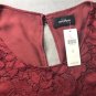 Anthropologie Garnet Lace Dress by Ottod'Ame $220 Sz 12 - NWT Italy