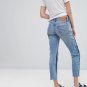 Levi's 501 Crop Straight Jeans in You Pretty Thing Sz 30 - NWT Anthropologie