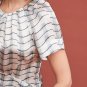 Anthropologie Silk Waves Blouse by Cardinal $260 Sz 4 - NWT