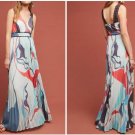 Anthropologie Pleated Atelier Maxi Dress by Geisha Designs Sz 8 - NWT