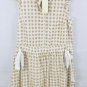 Anthropologie Gingham Double-Tie Dress by Shoshanna $328 Sz 10 - NWT
