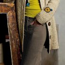 Anthropologie Pigment Stitch Sweater Coat by Sparrow Sz S