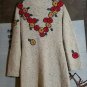 Anthropologie Pigment Stitch Sweater Coat by Sparrow Sz S