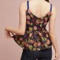 Anthropologie  Jacquard Peplum Top by Sunday in Brooklyn $118 Sz S - NWT
