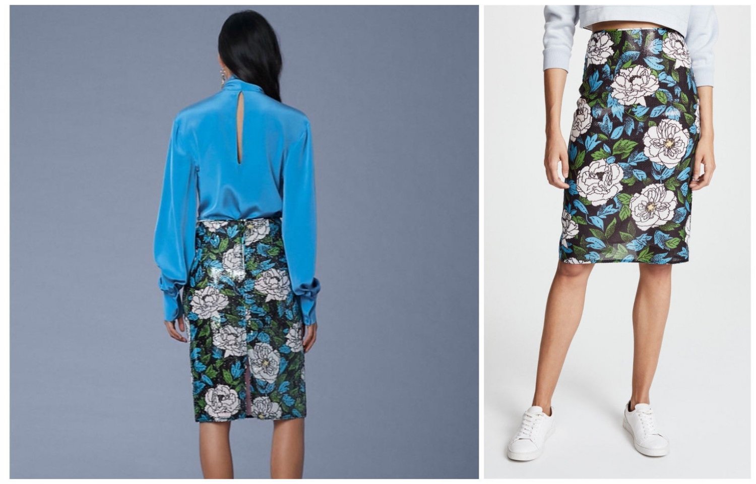 Diane von Furstenberg Boswell Sequin Pencil Knee-length Skirt $298 Anthropologie