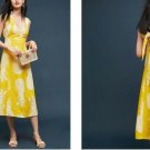 Anthropologie Pineapple Midi Dress by Maeve $148 Sz 4 - NWT