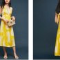 Anthropologie Pineapple Midi Dress by Maeve $148 Sz 4 - NWT