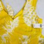 Anthropologie Pineapple Midi Dress by Maeve $148 Sz 4 - NWT