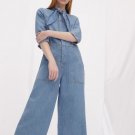 Anthropologie M.i.h. Calman Denim Jumpsuit All-in-one Activist $395 Sz S - NWT