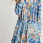 Anthropologie Gaina Printed Dress by Tiny $148 Sz XL - NWT