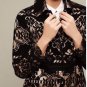 Anthropologie Laced Velvet Coat Plenty by Tracy Reese - NWT