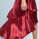 Anthropologie Tiered Satin Maxi Skirt $138 - NWT