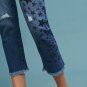 Anthropologie Pilcro Mid-Rise Slim Boyfriend Cropped Jeans Sz 24 - NWT