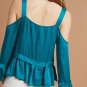 Anthropologie Bygones Open-Shoulder Blouse by Maeve $88 - NWT