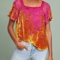 Anthropologie Ombre Shimmer Tee by Maeve $138 Sz S - NWT