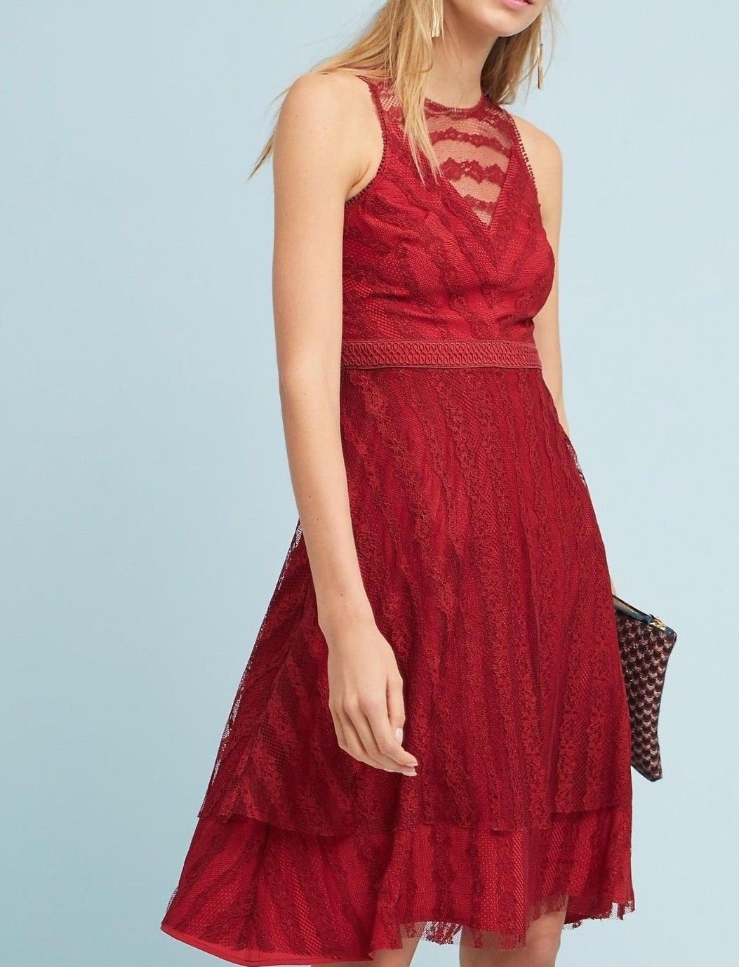 Anthropologie Tango Lace Dress by Moulinette Soeurs $188 Sz 14 - NWT