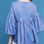 Anthropologie Lianna Embroidered Blouse by Hemant & Nandita Sz XS - NWOT