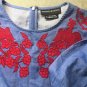 Anthropologie Lianna Embroidered Blouse by Hemant & Nandita Sz XS - NWOT