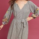 Anthropologie Lindsey Embroidered Tunic Dress by FeatherBone Sz XS  - NWOT