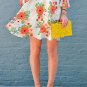 Anthropologie Fluttered Blooms Swing Dress by Paper Crown+Rifle Paper Co. Sz XSP