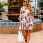 Anthropologie Fluttered Blooms Swing Dress by Paper Crown+Rifle Paper Co. Sz XSP
