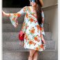 Anthropologie Fluttered Blooms Swing Dress by Paper Crown+Rifle Paper Co. Sz XSP
