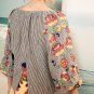 Anthropologie Embroidered Soleil Top by Floreat Sz XXS - NWT Runs Large