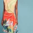Anthropologie Vibrant Bird Dress by Eva Franco Sz 2 - NWT