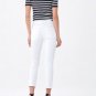Citizens of Humanity ELSA MID RISE SLIM FIT CROP OPTIC WHITE Jeans $178 Sz 30