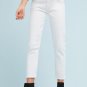 Citizens of Humanity ELSA MID RISE SLIM FIT CROP OPTIC WHITE Jeans $178 Sz 30