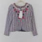 Anthropologie Suzy Embellished Tweed Jacket by Summer of Love $178 - NWT