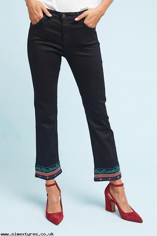 Anthropologie AG The Jodi High-Rise Cropped Flare Jeans $255 Sz 30 - NWT