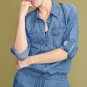 Anthropologie Laureen Denim Jumpsuit by Reiko $230 Sx XS - NWT