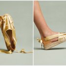 Anthropologie Naguisa Ribbon Espadrilles Sz 41 Runs Small Fits 9.5  - NWT