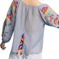 Anthropologie Embroidered Soleil Top by Floreat Sz M - NWT
